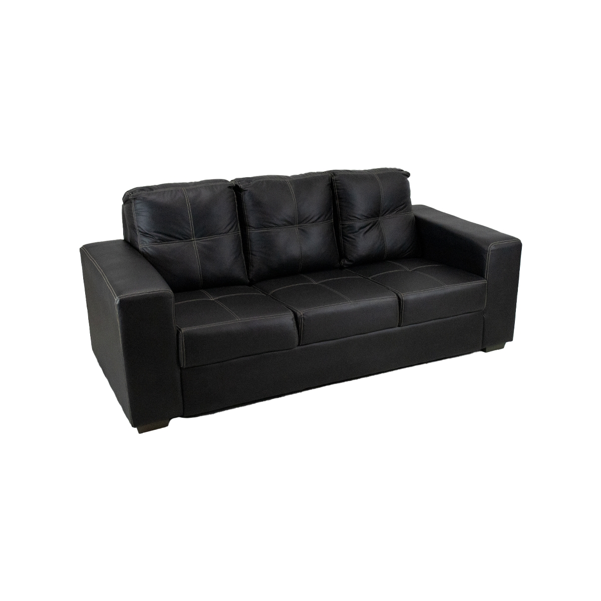 Sofá San Diego de 3 Lugares em Courino 208cm Simbal